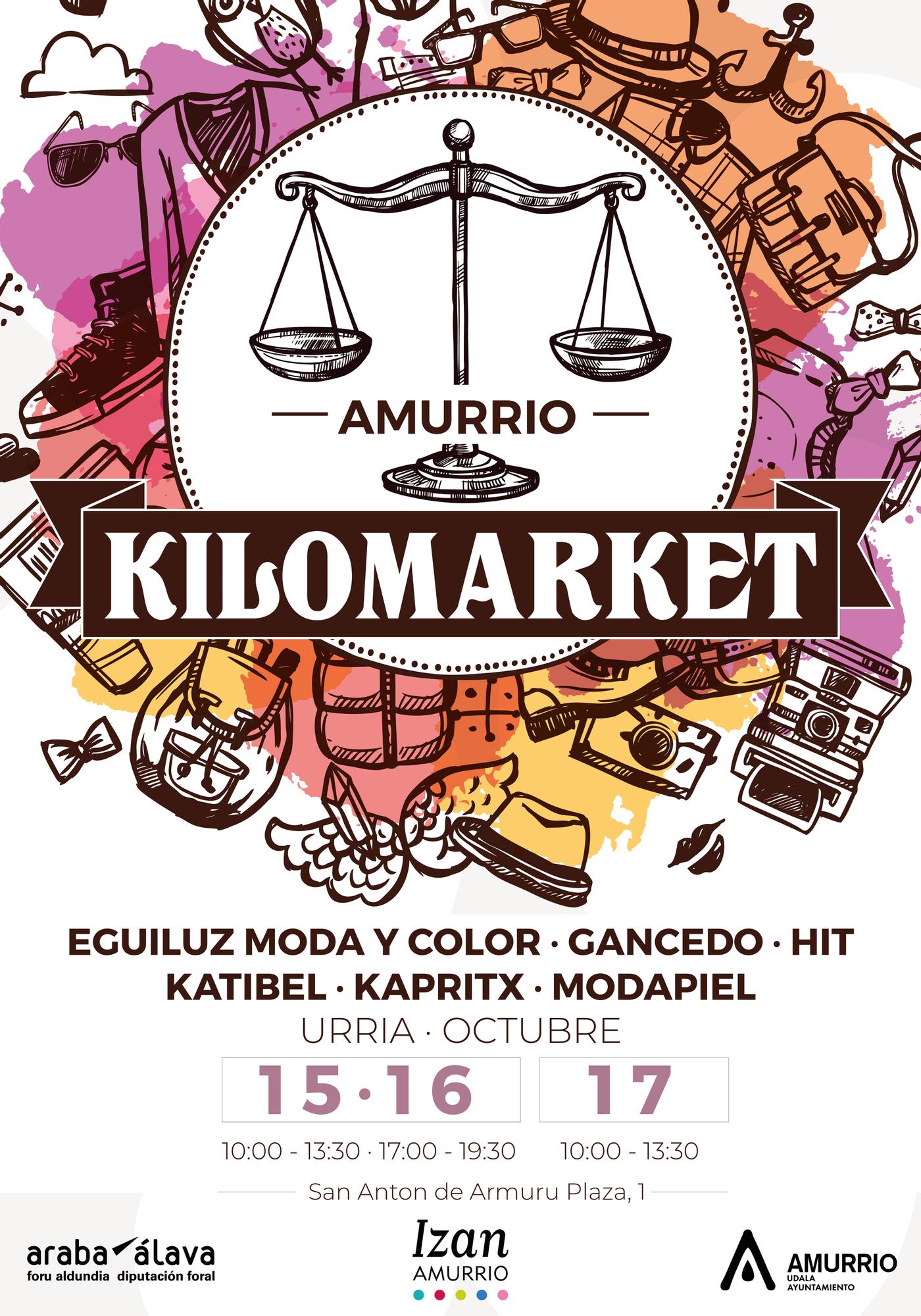 Cartel anunciador del Amurrio Kilomarket