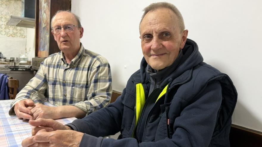 Mikel Azpeitia y Juanjo Elezkano durante la entrevista