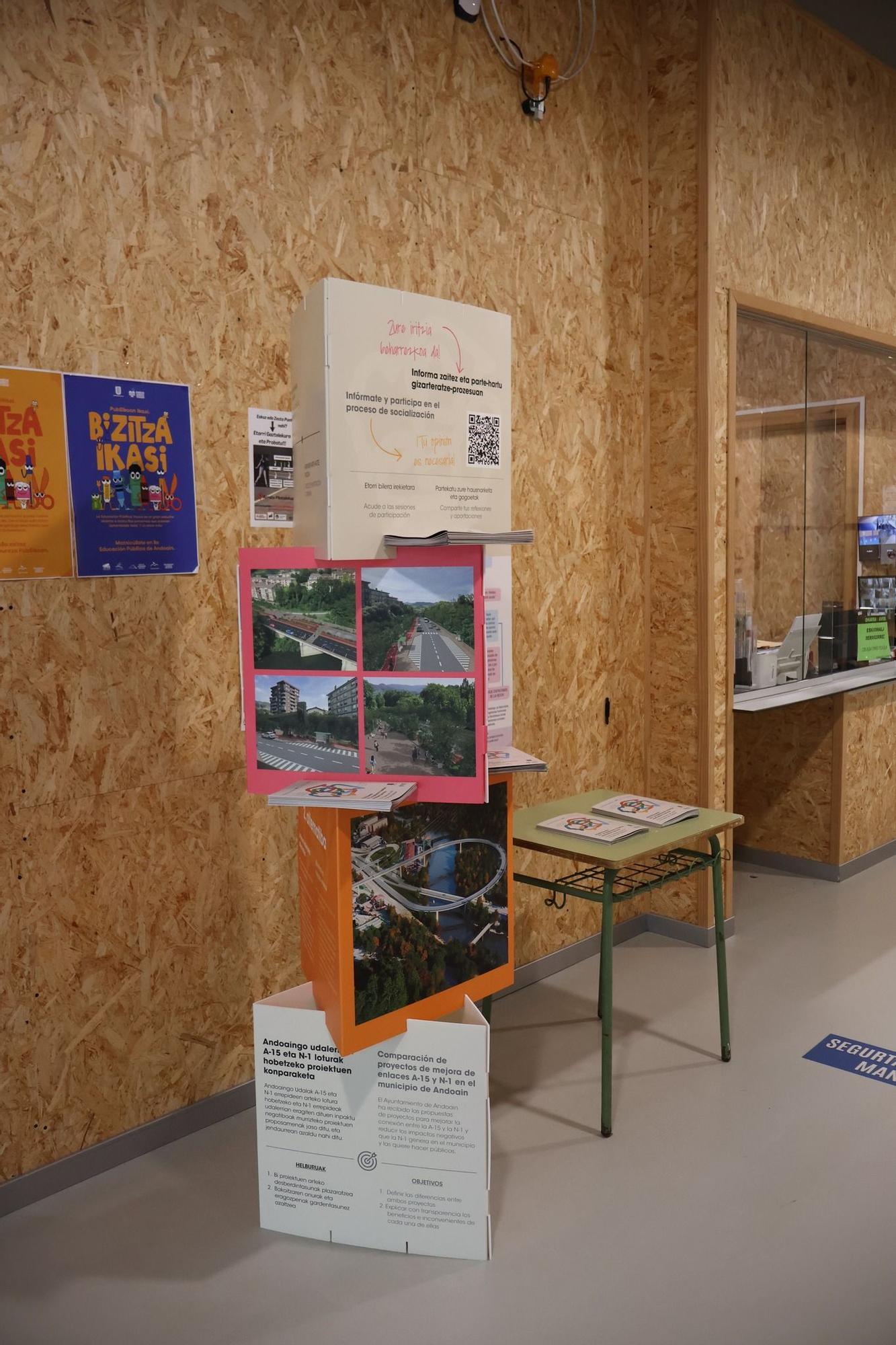 Uno de los totems instalados.