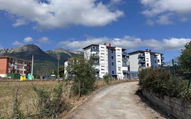 Punto de conexión del Parque Lineal con el barrio de Landatas