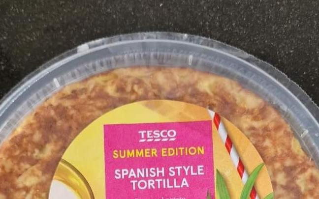 La 'tortilla al estilo español' envasada en Gran Bretaña. La 'tortilla al estilo español' envasada en Gran Bretaña.