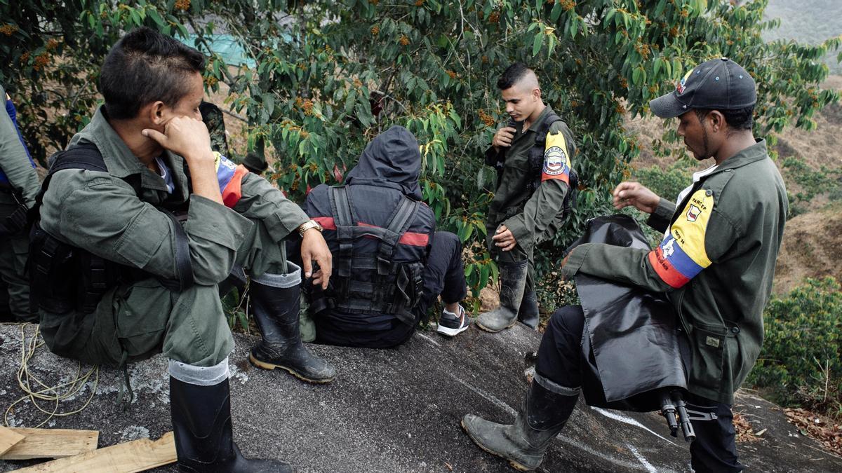 Guerrilleros de las FARC en una imagen de archivo.