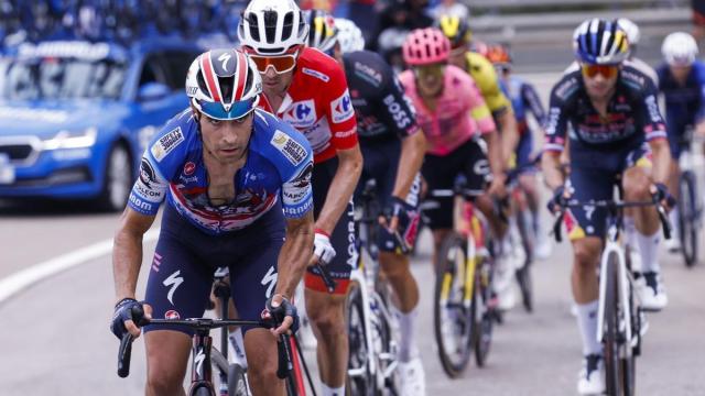 Mikel Landa durante la pasada Vuelta. / Efe Mikel Landa durante la pasada Vuelta.