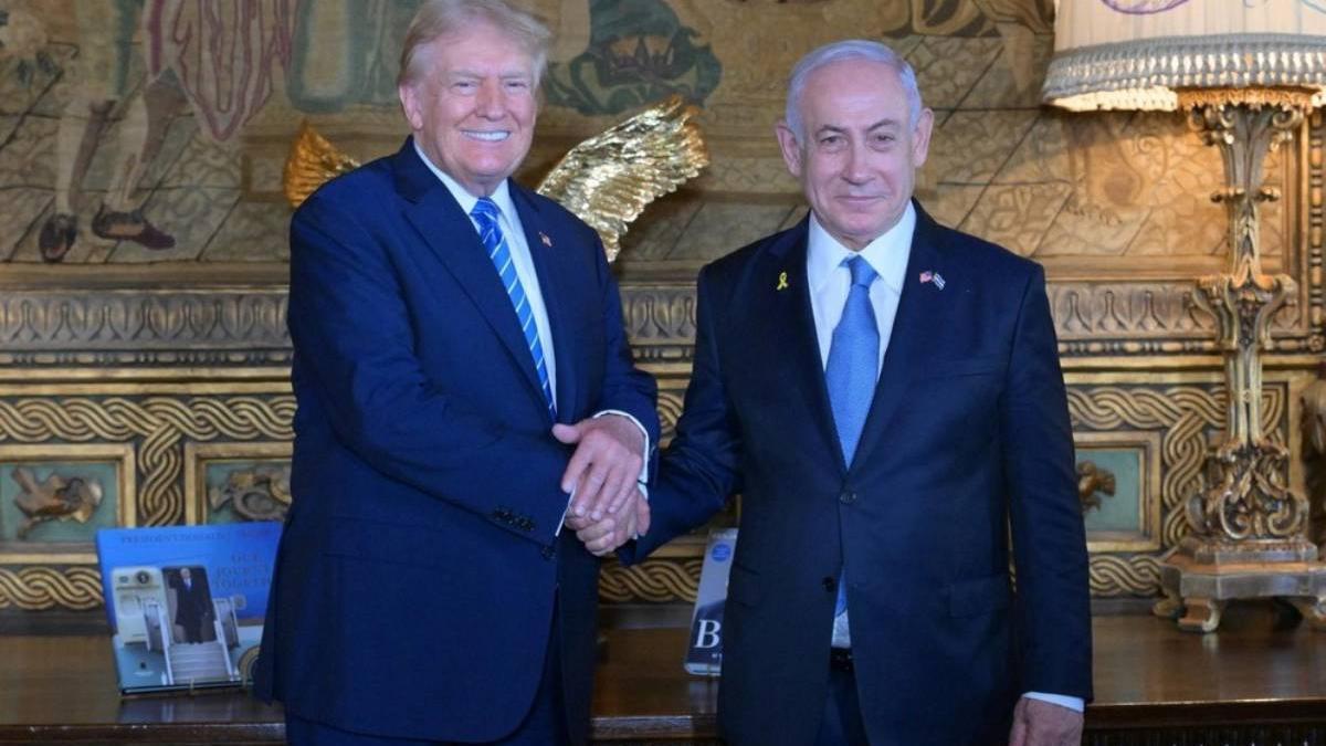 Benjamin Netanyahu y Donald Trump en una foto de archivo