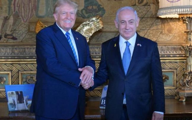 Benjamin Netanyahu y Donald Trump en una foto de archivo