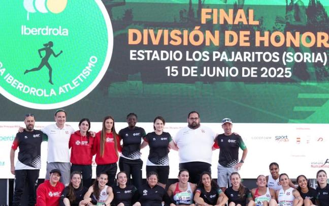 Las atletas del BAT el pasado fin de semana en Soria. / BAT Las atletas del BAT el pasado fin de semana en Soria.