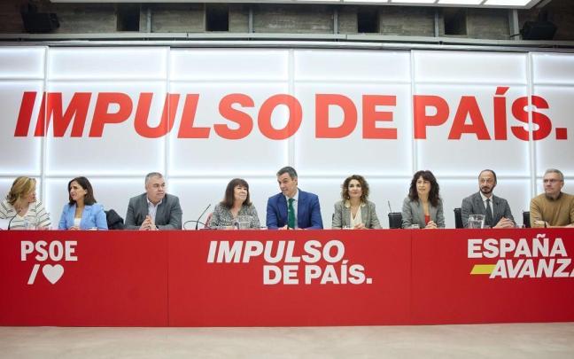 Reunión de la Comisión Ejecutiva Federal del PSOE este año.