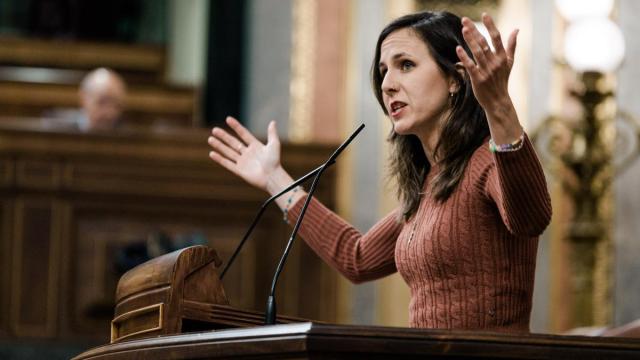 La secretaria general de Podemos, Ione Belarra.