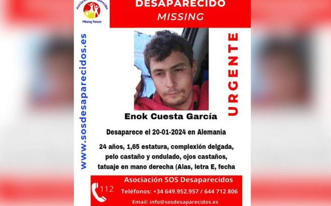 Uno de los jóvenes desaparecidos.