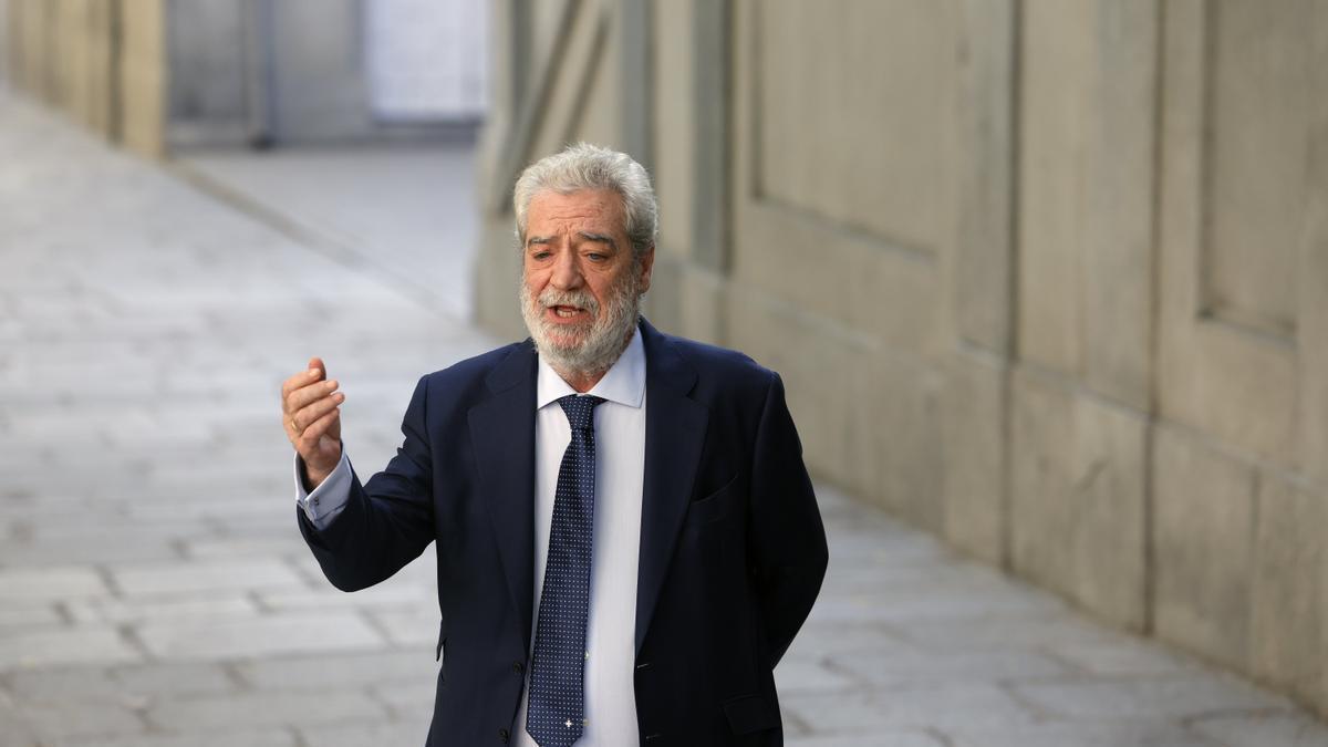 Miguel Ángel Rodríguez a su llegada al Tribunal Supremo.