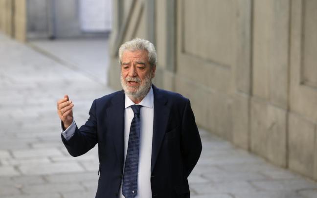 Miguel Ángel Rodríguez a su llegada al Tribunal Supremo.