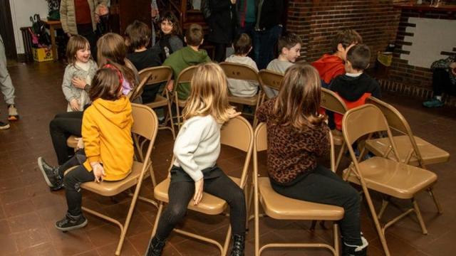 Actividades infantiles en un pasada edición de las fiestas de San Baleixo.