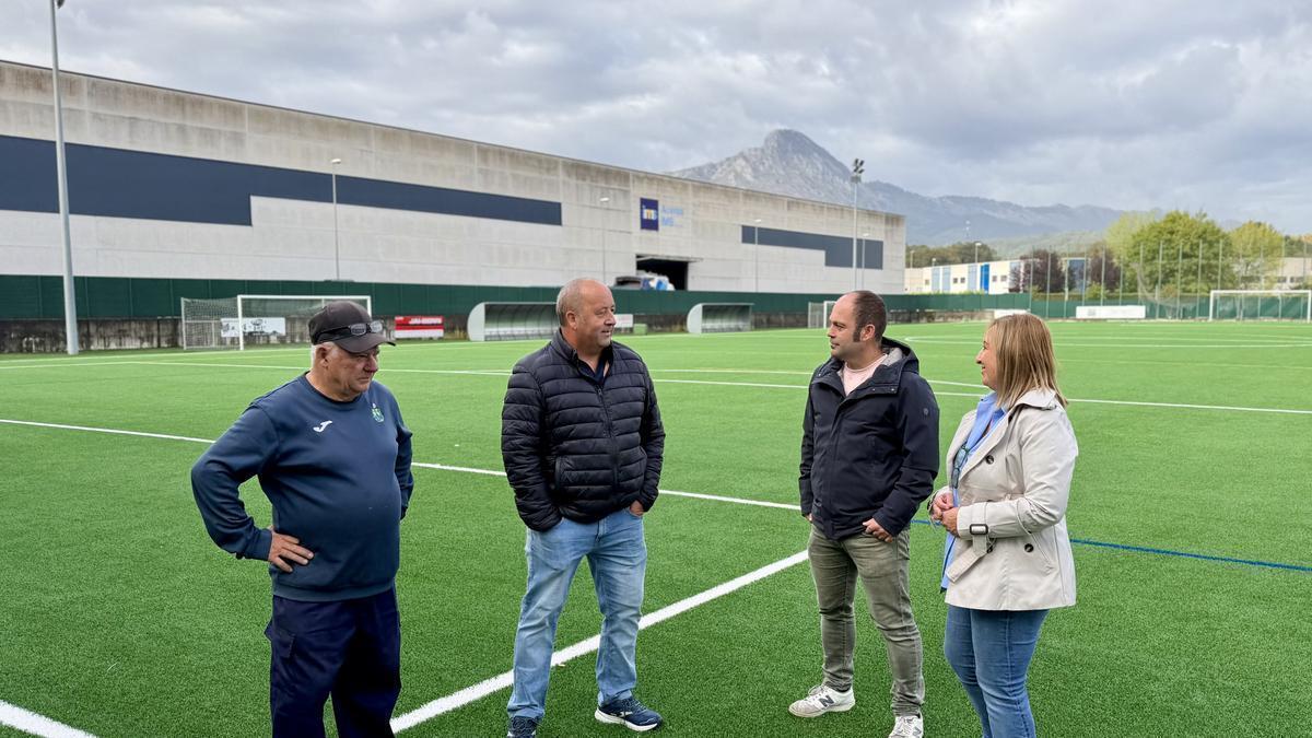 El Ayuntamiento de Abadiño ha completado la reforma del campo de fútbol de Astola