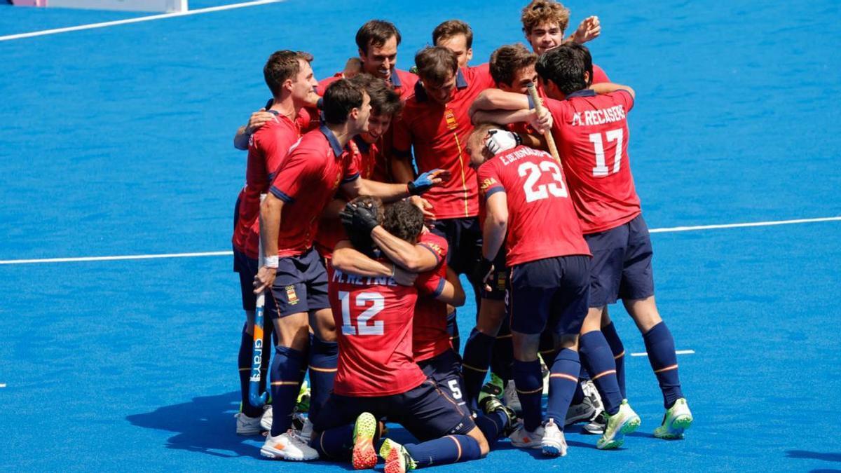 La selección masculina de hockey sorprende a Bélgica (2-3) y peleará por las medallas en París