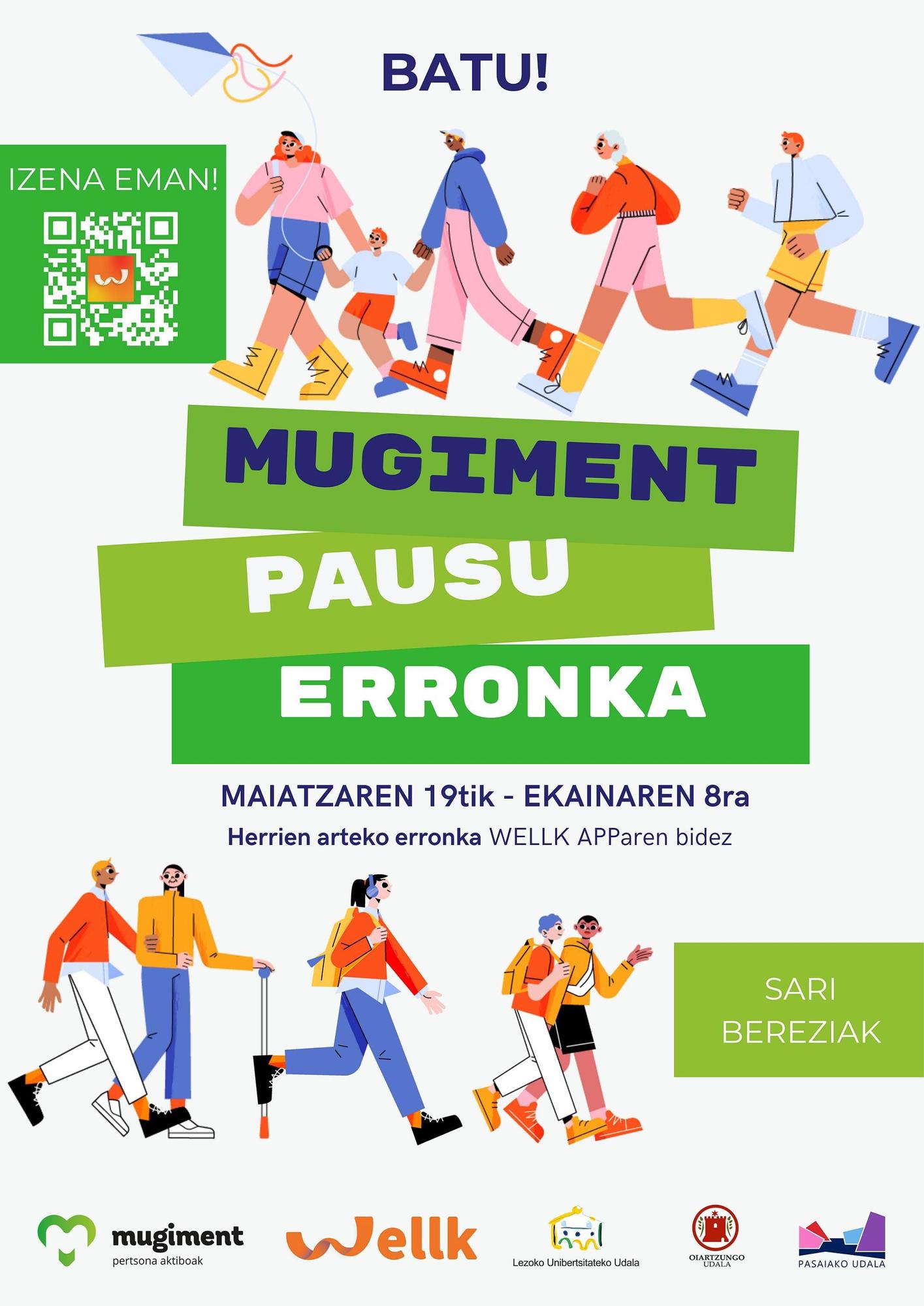 Cartel informativo sobre el reto