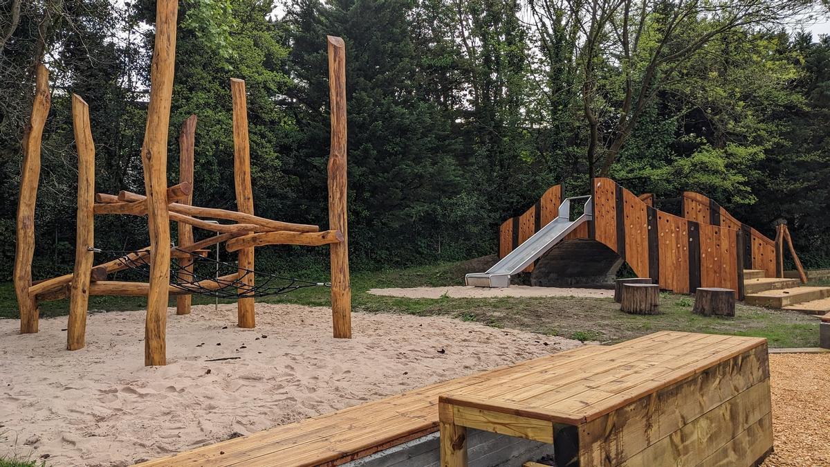 Patio inclusivo del colegio Zumaburu-Sasoeta