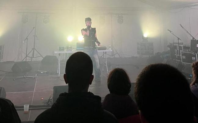 Aimar Z, en la fiesta Zumarraga Bide Bizia.