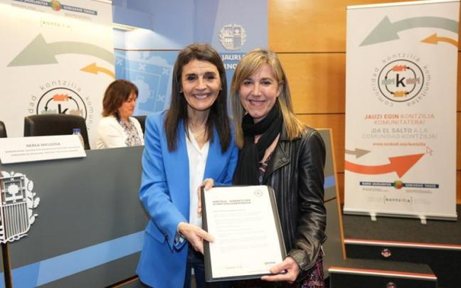 Nerea Melgosa gaurko ekitaldian