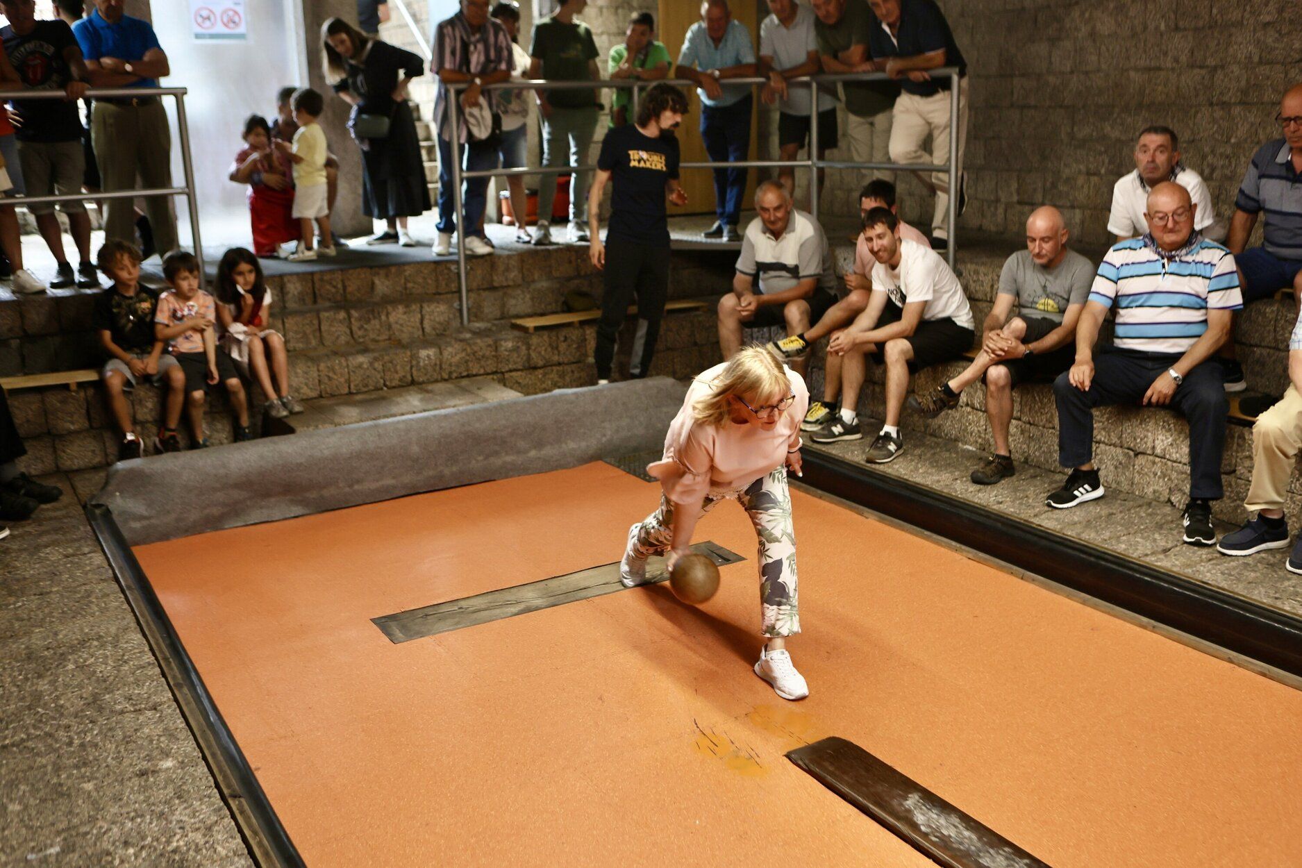 Exhibición de bolo alavés.