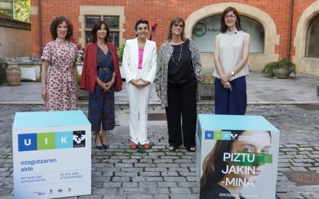 La consejera de Igualdad, Justicia y Política Sociales del Gobierno vasco, Nerea Melgosa, en los cursos de verano de la UPV/EHU