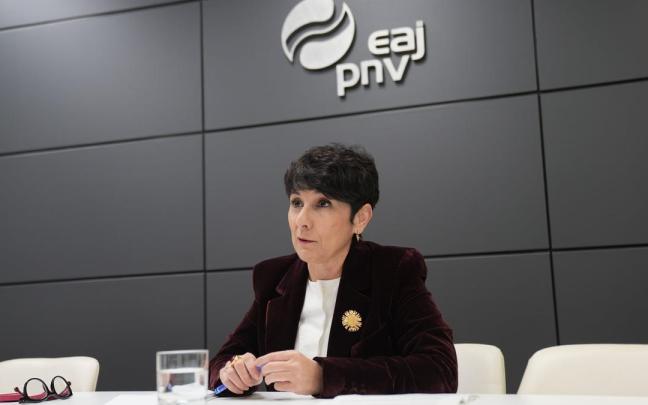 La portavoz del Grupo Vasco en el Congreso, Maribel Vaquero.