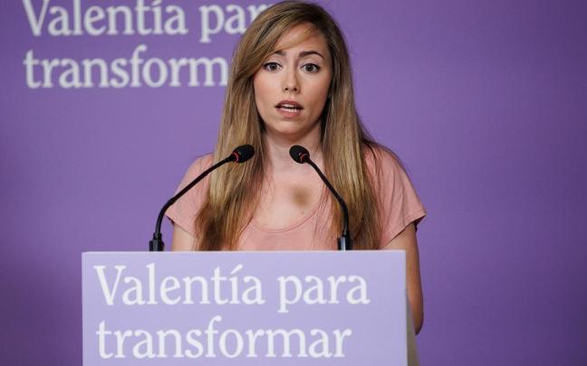 La secretaria de Acción Institucional de Podemos, María Teresa Pérez.