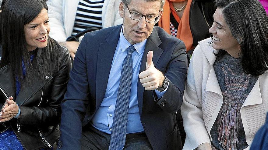 El presidente del Partido Popular, Alberto Núñez Feijóo, en un acto del partido. | FOTO: EFE