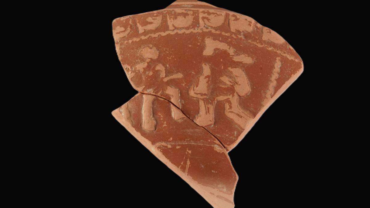 La pieza expuesta se puede visitar hasta el 30 de septiembre en Arkeologia Museoa de Bilbao.