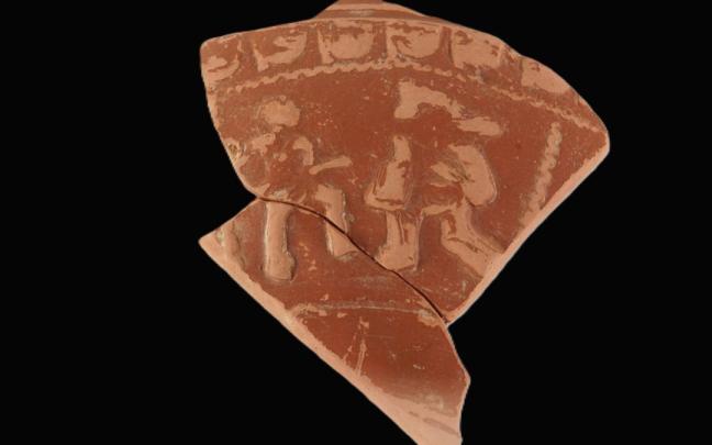 La pieza expuesta se puede visitar hasta el 30 de septiembre en Arkeologia Museoa de Bilbao.
