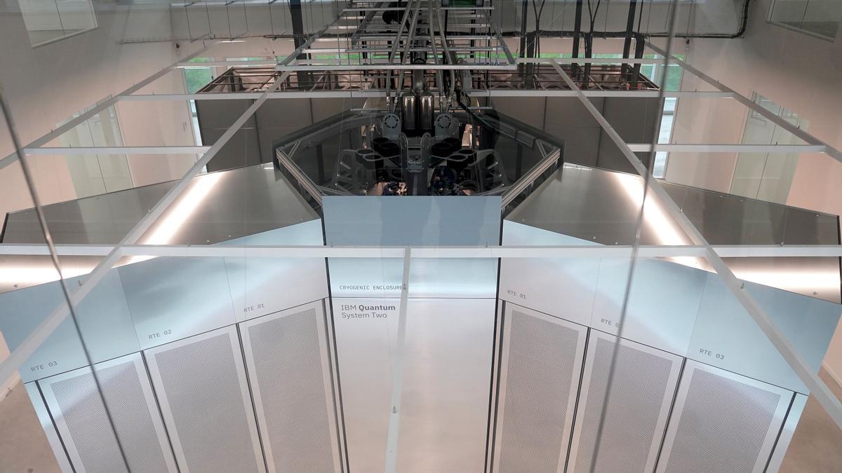 El IBM Quantum System Two, el primer ordenador cuántico de este tipo en Europa.