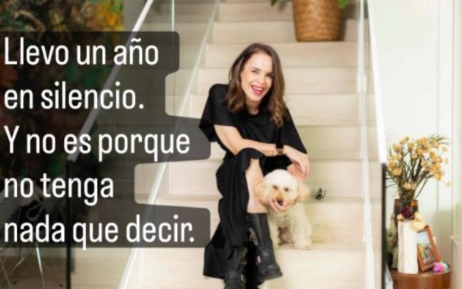 Carme Chaparro en una de las imágenes compartidas en sus redes sociales