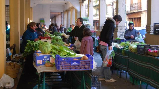 El mercado de Beasain en 2008.
