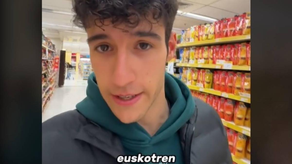 El influencer Eleder Iglesias recorre un supermercado de Perú y las similitudes con el euskera le dejan sin palabras