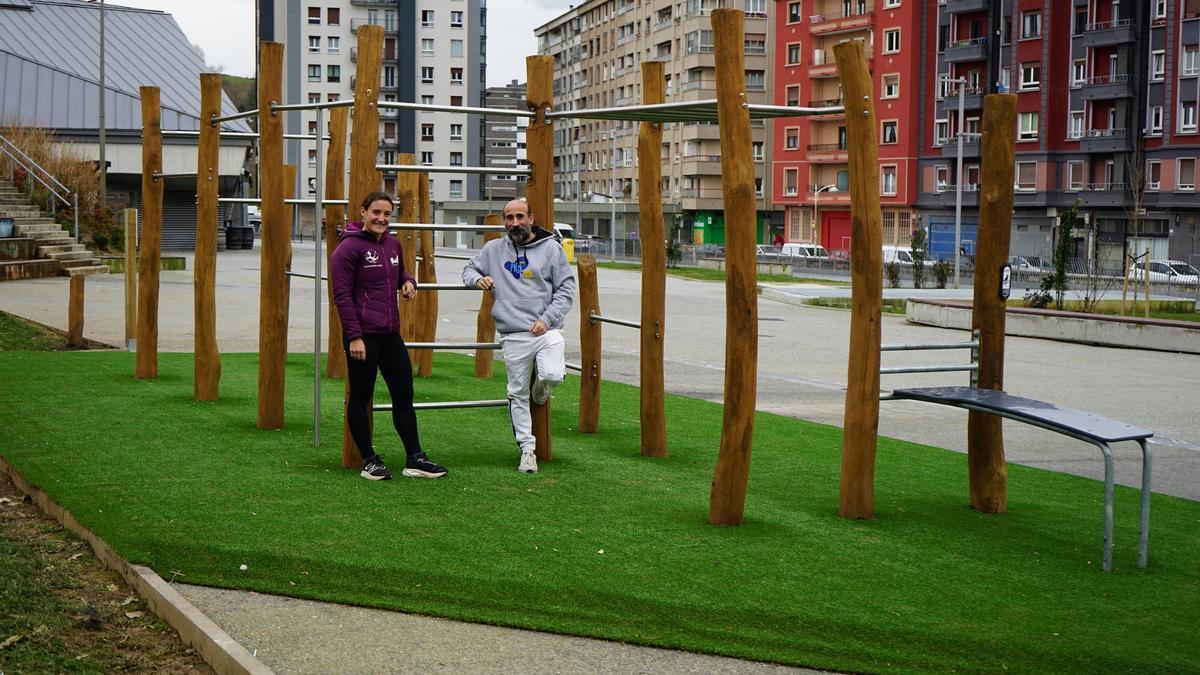 Parque de calistenia en Ibaiondo.