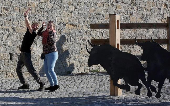 Pamplona llena de turistas en Semana Santa Pamplona llena de turistas en Semana Santa