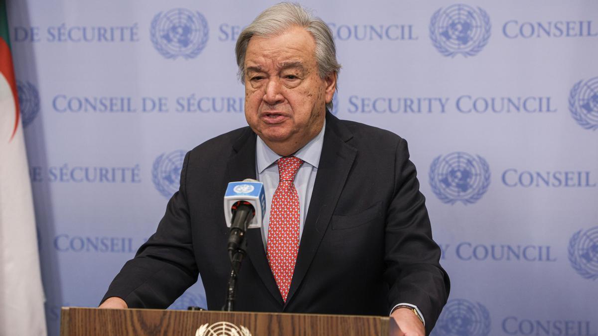 El secretario general de Naciones Unidas, António Guterres