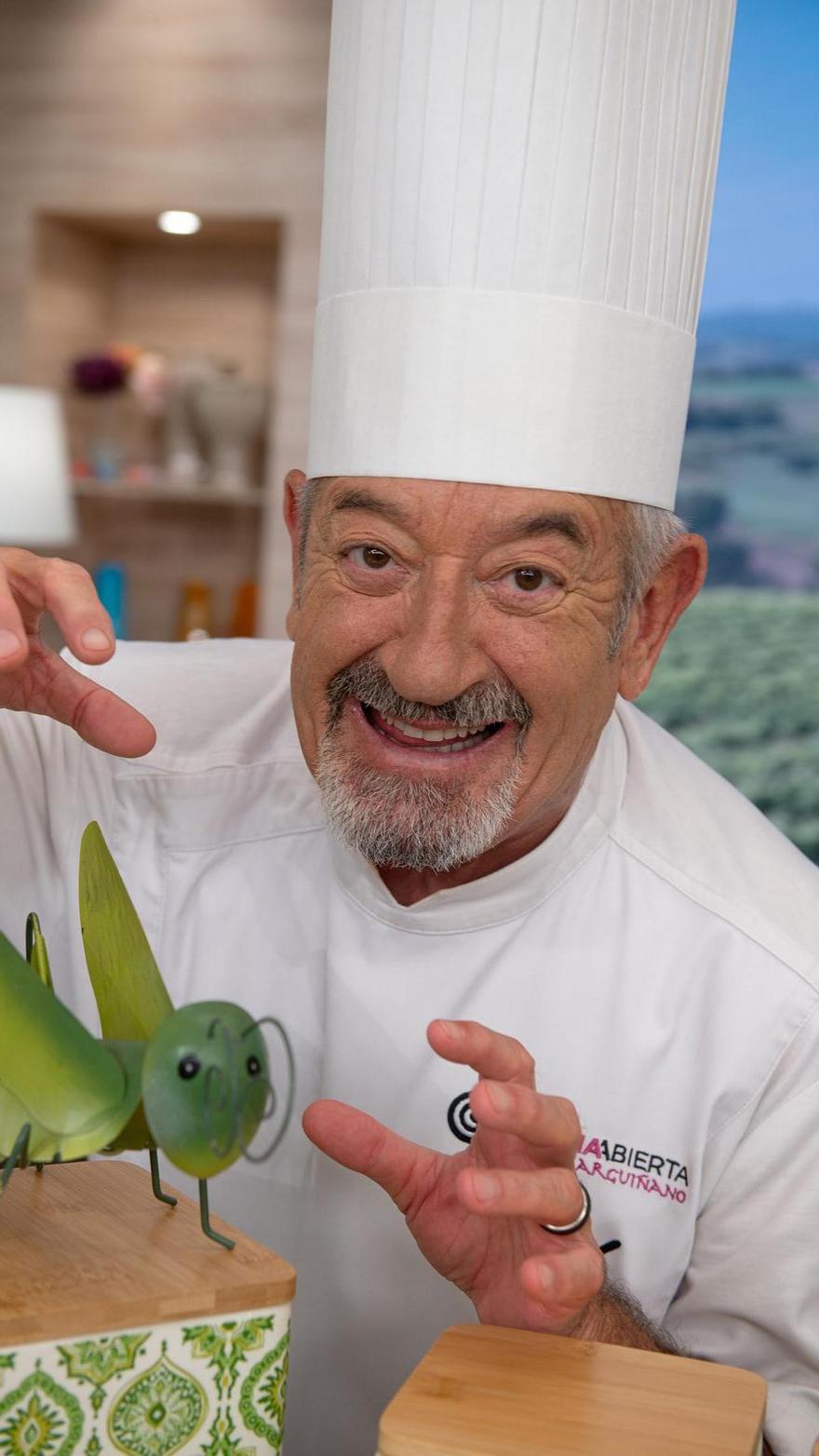 Si hay alguien que ha hecho de la cocina vasca una receta televisiva de éxito, ese es Karlos Aguiñano.