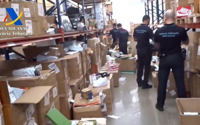 Imagen de la operación de la Agencia Tributaria.