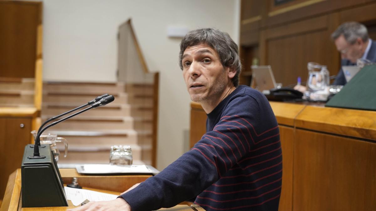 El parlamentario de Sumar Jon Hernández