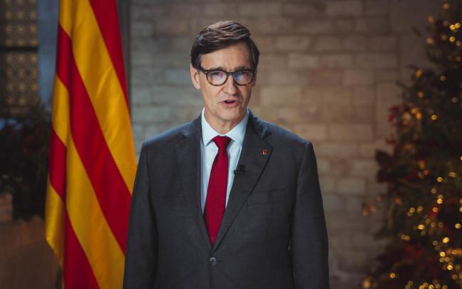 Illa, durante su mensaje navideño.