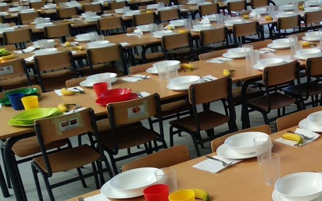 Imagen de archivo de un comedor escolar