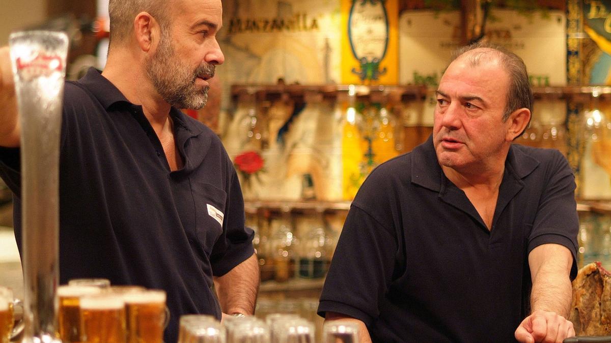 Antonio Resines y Jesús Bonilla en 'Los Serrano'.