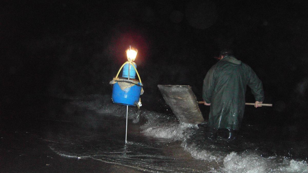 Pesca de la angula.