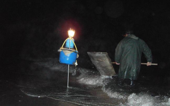 Pesca de la angula.
