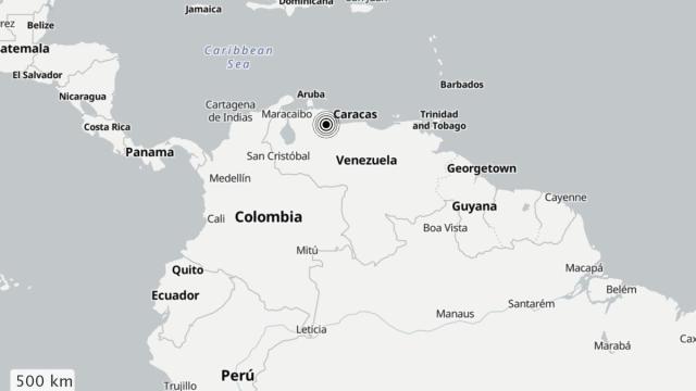 Doble terremoto en Venezuela.