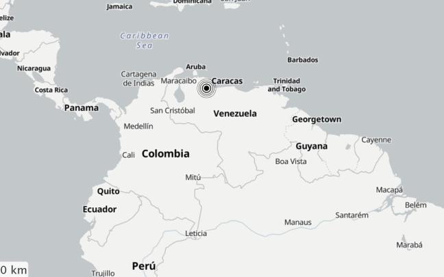 Doble terremoto en Venezuela.