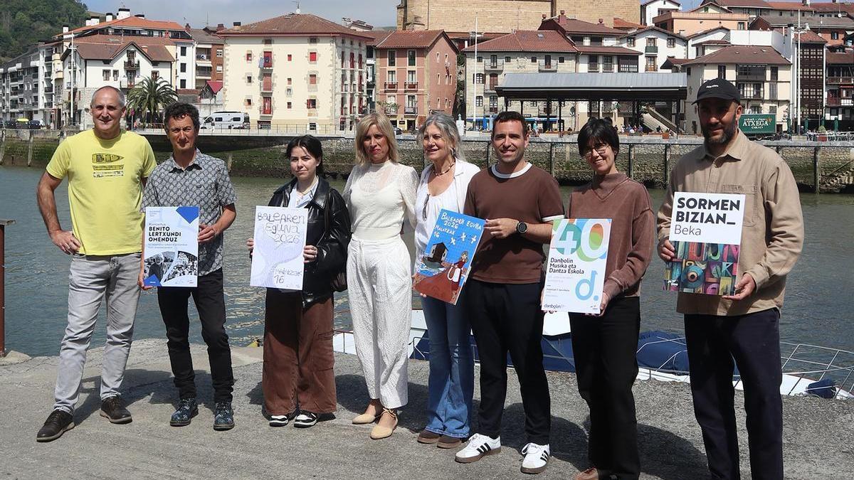 Presentación del Balearen Eguna de este año en Orio.