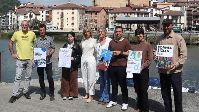 Presentación del Balearen Eguna de este año en Orio.