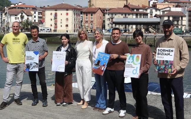 Presentación del Balearen Eguna de este año en Orio.
