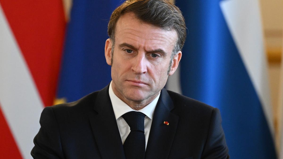 El presidente de Francia Emmanuel Macron